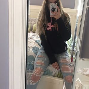 New Under Armour pink camo logo hoodie